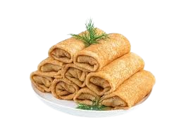 Блинчики с ветчиной и сыром